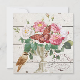 Elegant vattenfärgsblommor Fransk grafik, detaljr