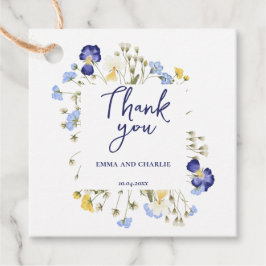 Elegant vattenfärgsbohemiskript Bröllop Gåvor Etiketter