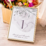 Elegant vattenfärgsdamm lila blommigt bröllop bordsnummer<br><div class="desc">Elegant vattenfärgsblommigt bröllop bordsnummer i pastelldammig lila,  blek lavender färg. Kontakta mig om du behöver fler artiklar.</div>