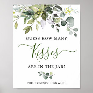Elegant VattenfärgsEucalyptus Möhippa Poster