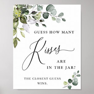 Elegant VattenfärgsEucalyptus Möhippa Poster
