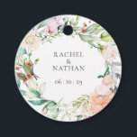 Elegant VattenfärgsGreenery-Blommigt Gåvor Etiketter<br><div class="desc">Den här chicens botaniska märkre för bröllopsförmån kan vara personlig med en delikat blommigt. Perfekt för bröllop,  möhippor,  babyduschar,  baptismer,  förlovningsfester,  årsdagen firande,  studenten,  födelsedagseftergift och andra speciella evenemang under hela året! Designad av Thisisnotme©</div>
