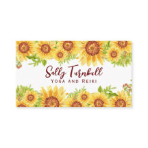 Elegant Vattenfärgsolros