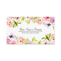 Elegant Vattenfärgspaneler Feminin QR-kod