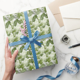 Elegant vattenfärgsskon blommigt dekorativ mönster presentpapper