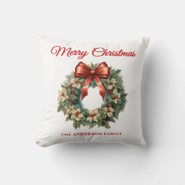 Elegant Vattentärsfärg Julfrö Utandning Kudde