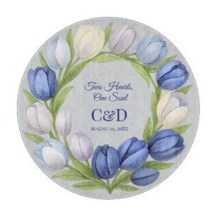 Elegant Vattentärsfärg Tulip WAN Bröllop Blue Ivor