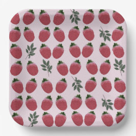 Elegant Vattentärsjordgubbsjordgubbsfödelsedag Pap