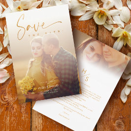 Elegant Vellum Overlay Bröllop 2-foton