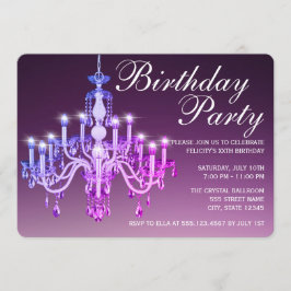 Elegant Venetian födelsedagsfest för ljuskrona | Inbjudningar