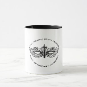 Elegant Venetian Mask Romantic Mugg