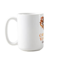 Elegant venetiansk mask keramisk mugg