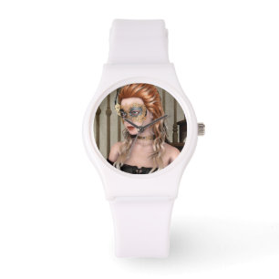 Elegant venetiansk maskeradporträttskonst armbandsur