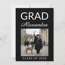 Elegant Veterinary Medicine Graduation Party Inbjudningar