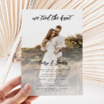 Elegant vi binder till Bröllop-utbrottet i Knot Ph Inbjudningar<br><div class="desc">Elegant vi kopplade inbjudan till Elopement Bröllop i Knot Photo</div>