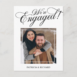 Elegant Vi har aviserat Förlovning Vykort