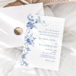 Elegant Victorian Blue Fransk Blommigt Bröllop Inbjudningar<br><div class="desc">Om du vill göra ytterligare anpassningar klickar du på länken "anpassa ytterligare" och användor verktyg som är utformat för att ändra mallen. Kontakta mig om du behöver hjälp eller matchande artiklar.</div>