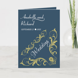 Elegant Victorian Bröllop Inbjudan