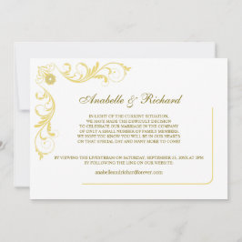 Elegant Victorian Bröllop meddelande