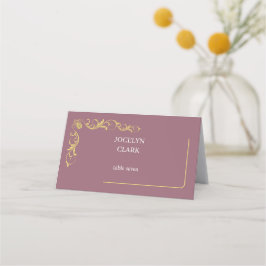 Elegant Victorian Bröllop Place Cards Placeringskort