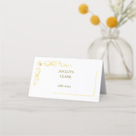 Elegant Victorian Bröllop Place Cards Placeringskort