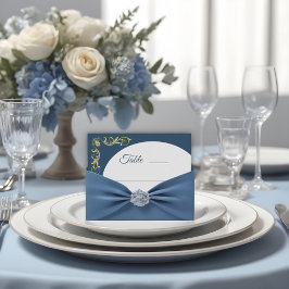 Elegant Victorian Bröllop Placeringskort