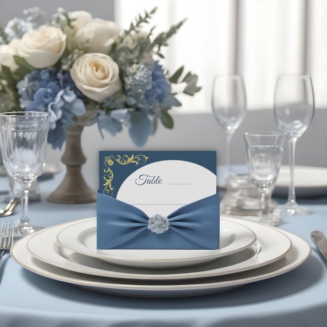 Elegant Victorian Bröllop Placeringskort (Skapare uppladdad)