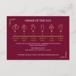 Elegant Victorian Bröllop Tilläggskort