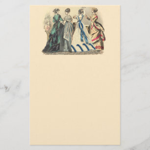 Elegant Victorian Mode Stationery Brevpapper