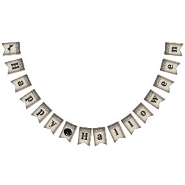 Elegant Victorian Snöre Halloween Bunting Banner Vimplar