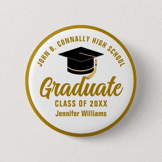 Elegant vid Anpassningsbarna Studenten vid Student Knapp (Framsida)