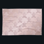 Elegant vid Guld vid Pepparkaksgubben vid Glitter  Kökshandduk<br><div class="desc">Juldagen Pepparkaksgubbe Mönster i Faux ro guld glitter</div>