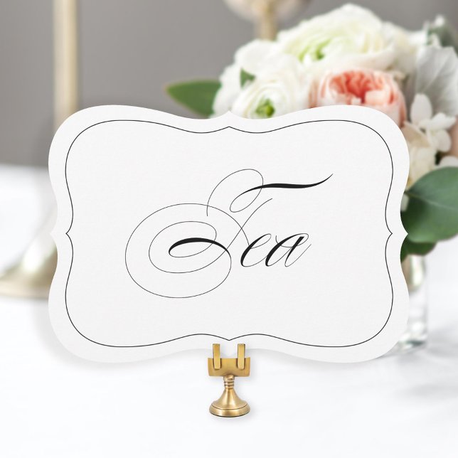 Elegant vigselbar skylt te Die Cut kant Inbjudningar (Skapare uppladdad)