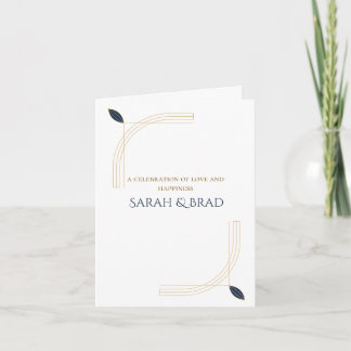 Elegant Vikbar Inbjudan