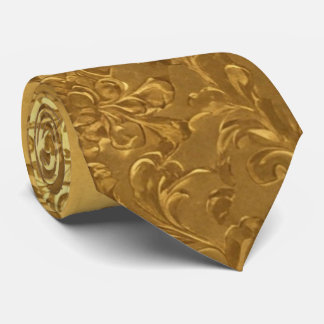 Elegant Viktorian Guld Blommigt Snyggt Formell Slips