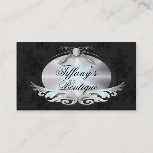 Elegant Viktorian Mode Business Card-mall Visitkort