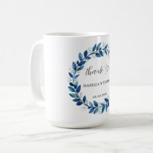 Elegant viktoriansk marinblå tusensköna blommig bo