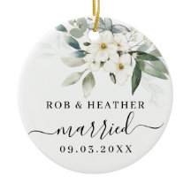 Elegant Vild Flowers Personlig Married Newlyed