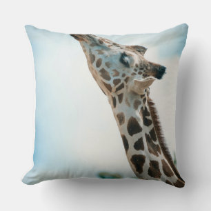 Elegant Vild Giraffdäckkudde – Safari Djur  Kudde