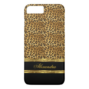 Elegant Vild Leopard Svart och Guld