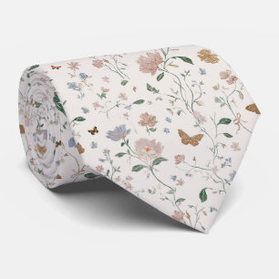 Elegant Vildblomma & Fjäril Toile-De-Jouy Slips