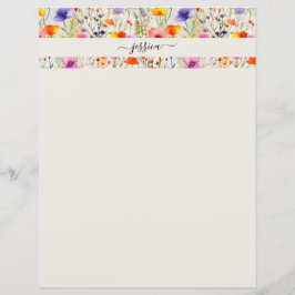 Elegant vildblomma skrifttyp namn