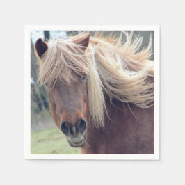 Elegant Vildhäst Pappersservett