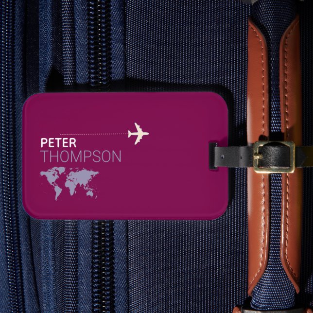 Elegant Vin Färg Bagagebricka (Framsida Insitu 4)