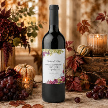 Elegant vin- och middagsfest vinkaraffon