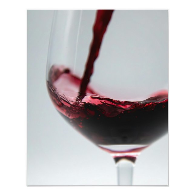 Elegant Vin Pour Fototryck (Framsidan)