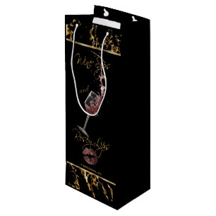 Elegant Vin Sips och Rosey Läppar - Tack