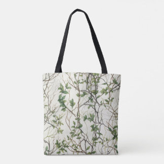 Elegant Vine Tote Bag - botaniskt inspirerat eko Tygkasse