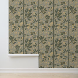 Elegant Vines of Botanic Poetry Earthy Silhouette