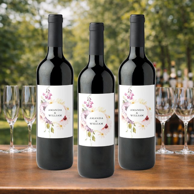 Elegant vinflaskslabel vinflaska etikett (Skapare uppladdad)